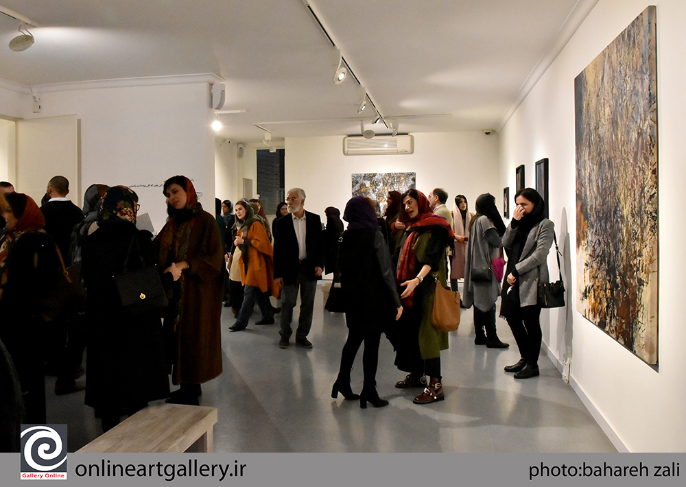 گزارش تصویری نمایشگاه کریم نصر در گالری هور